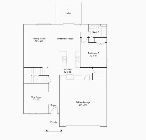 View of home floor plan