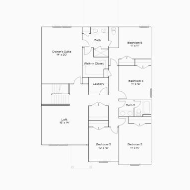 View of home floor plan